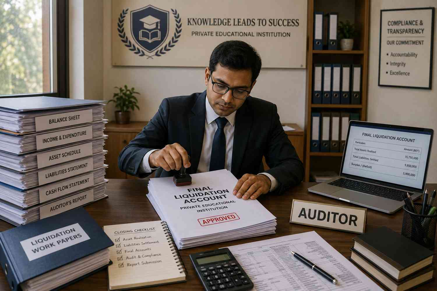 liquidation account audit company winding up Bangladesh