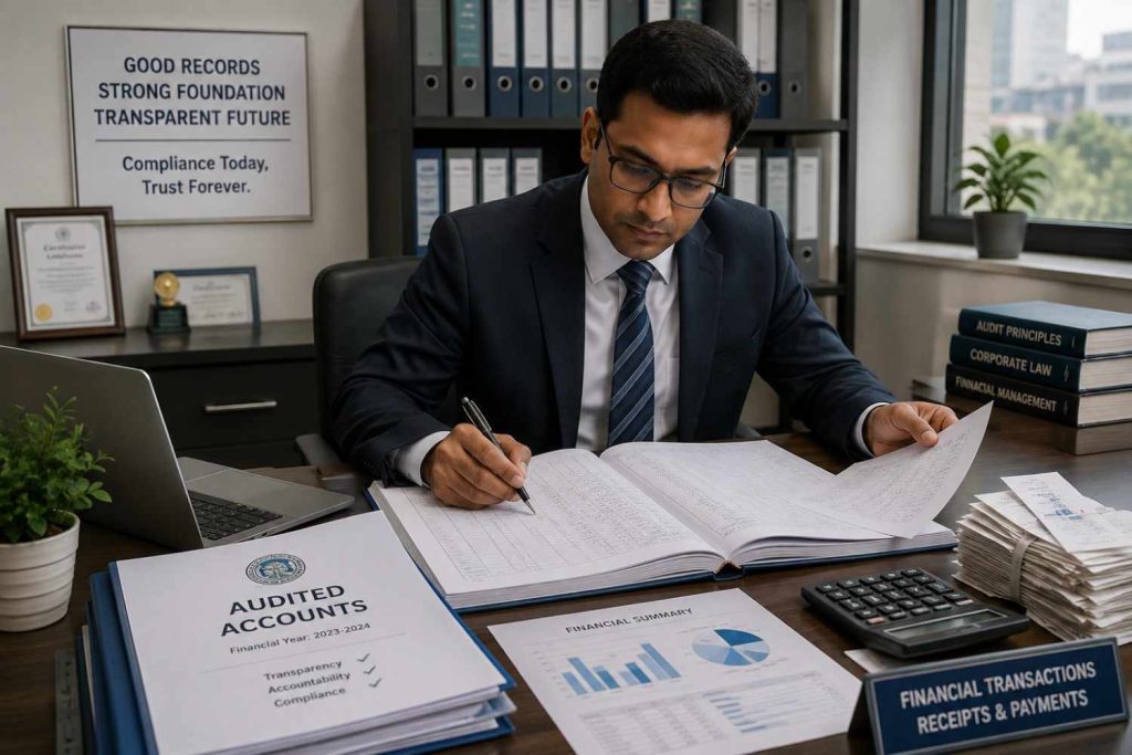 Audited financial statements and bookkeeping for foundation registration compliance Bangladesh