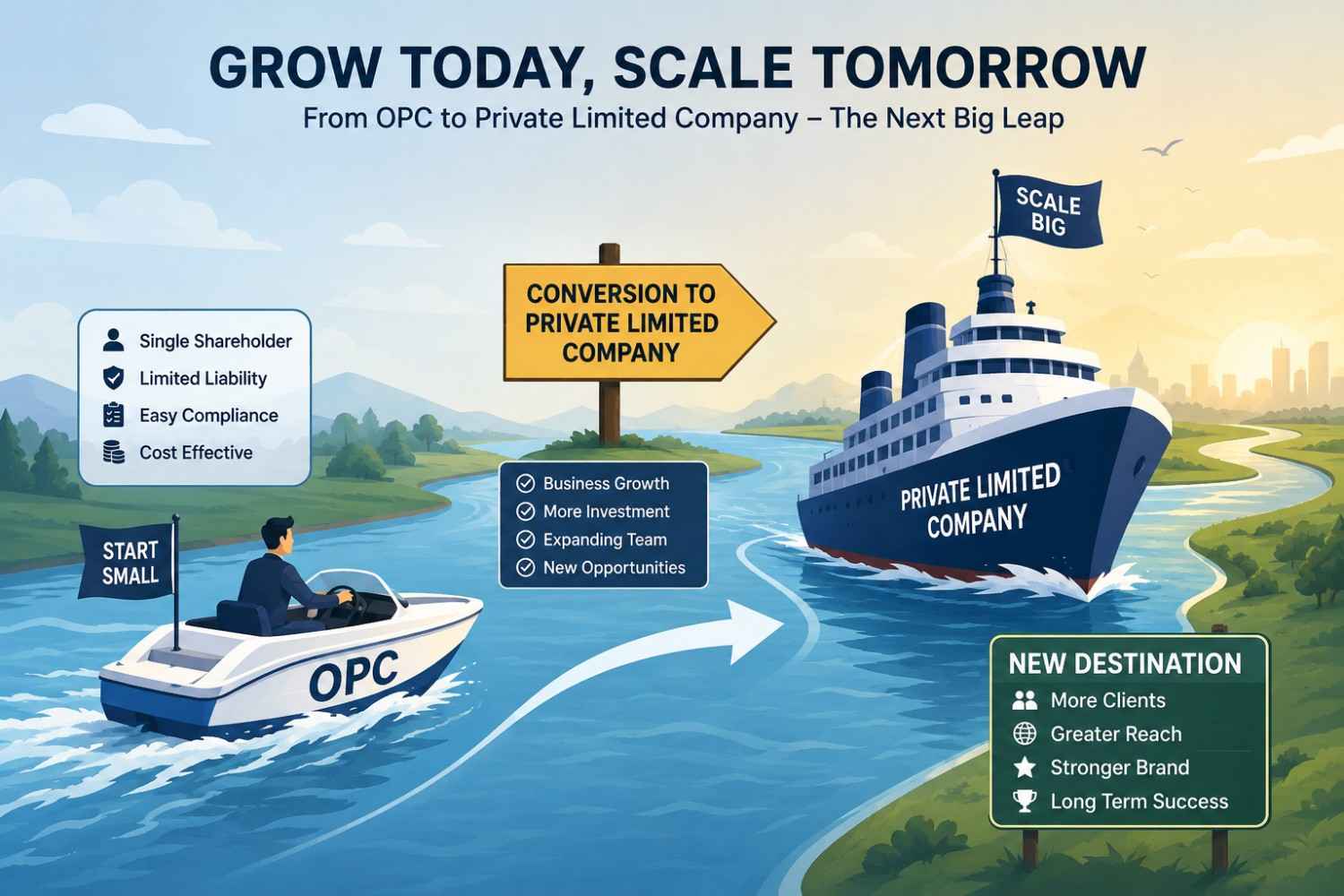 Converting One Person Company to Private Limited Company growth roadmap Bangladesh
